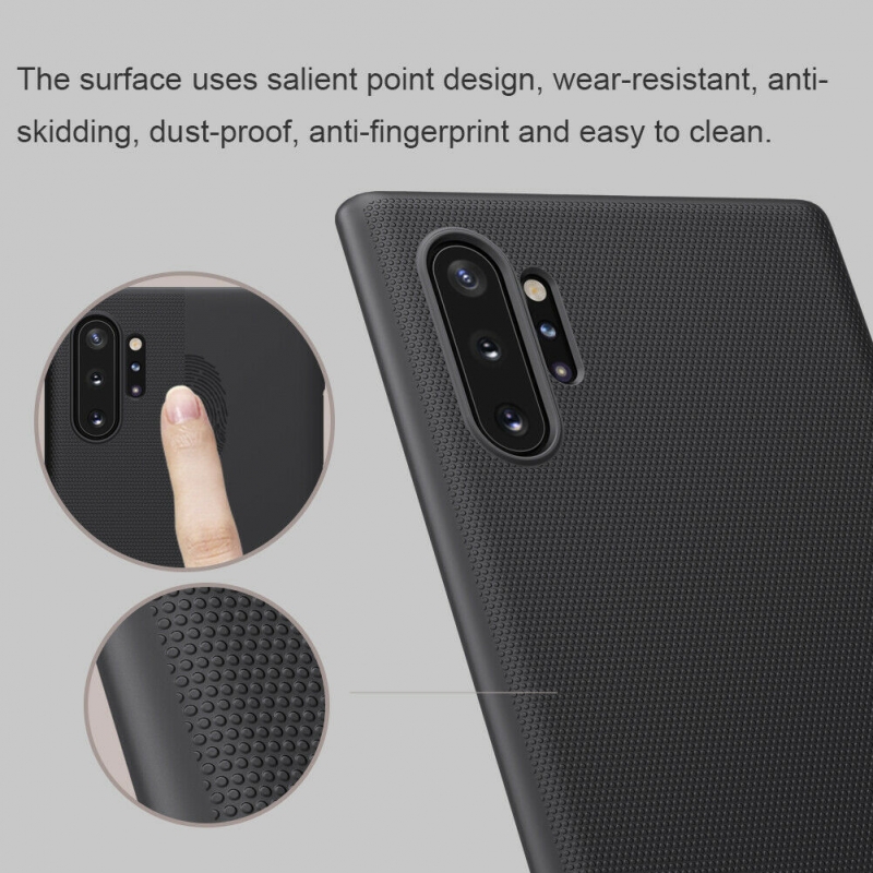 Ốp Lưng SamSung Galaxy Note 10 dạng Sần Hiệu Nillkin được làm bằng chất nhựa PU cao cấp nên độ đàn hồi cao, thiết kế dạng sần,là phụ kiện kèm theo máy rất sang trọng và thời trang